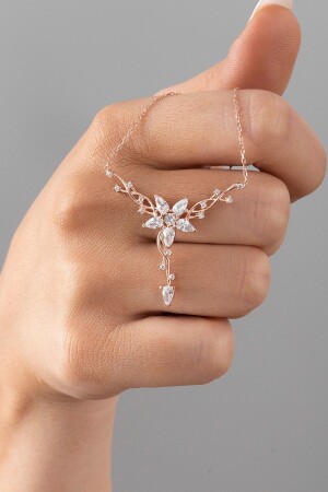 MNZ-925 الفضة الفضية الناركيسوس زهرة عنق النساء Essakly359 - ESSARE