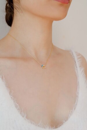 MNZ-925 سبرينغ فولاذي الرقم الثالث من الرقبة الفضية للمرأة مع حرف G ثلاثي الأبعاد MNMSG01 - Minamis Silver