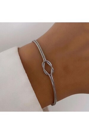 MNZ-925 سلمونة ربطة ربطة فضية - Wind Silver