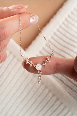 MNZ-925 سبرينغ فوليفار ماغنوليا زهرة الزهرة النموذج العنق - Nereze