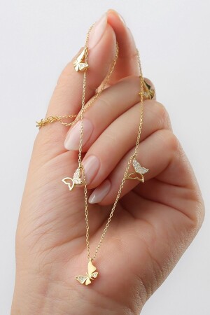 MNZ-925 سبرينغ فولدر الذهب الفراشة الحظية - Silvano