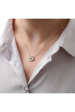 MNZ-925 الفضة الفضائية الشرير العين الحجر ذو الحلزون العنق kc1273334 - Gümüşistan