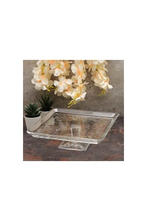 MNZ-950007 مربع قدم للاستقبال 24 سم INT-PASABAHCE7982 - Paşabahçe