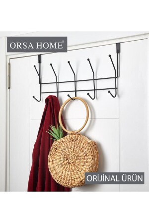 MNZ-951 10-ذراع الباب معلق مات أسود - Orsa Home