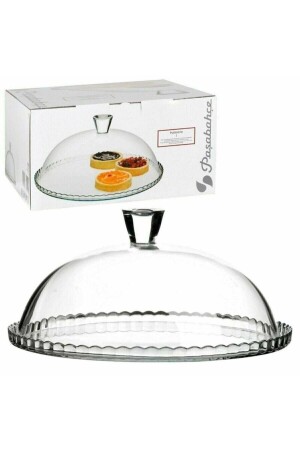 MNZ-95198 قوارض الكعك الزجاجية بدون قدم 073oa P16780S7552 - Paşabahçe