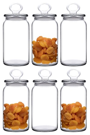 MNZ-96761 مجموعة من 6 طاسات مطبخة صغيرة كبيرة مع قوارض الزجاج - 1130cc 6pcs تخزين - Paşabahçe