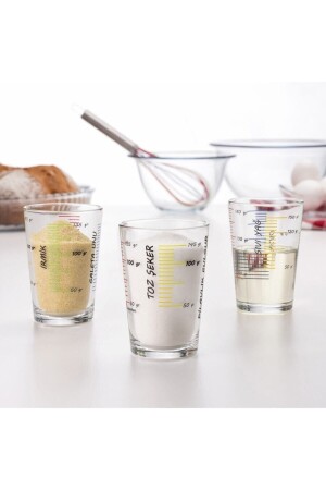 MNZ-97420 Tumbler Arda Türkmen مقياس الكوب المجموعة - 200 مل EVİDEAPCS164 - Paşabahçe