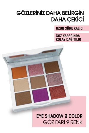 MNZ-9-Piece Eyeeshadow Palette - Rise And Shine