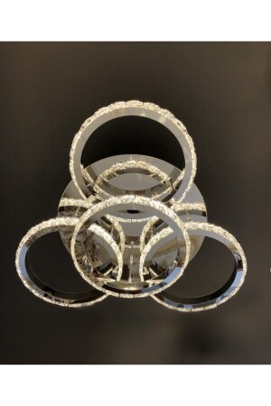 MNZ-A+ فخمة الألوان الحديثة المطبخة الكريستال الحجر القوة أدت الشنابل 3+1 النموذج 3 الألوان كروم برينز 103 - burenze