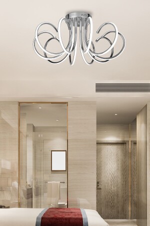 MNZ-A+ مصباح معلق حديثة طاقة مدفوعة الشنابل المفاهيم المنتج كروم ضوء النهار burenze258 - burenze