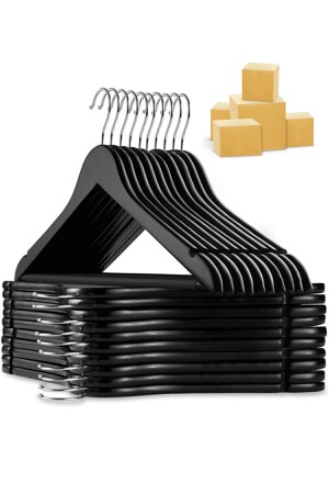 MNZ-A Plus صندوق خشبي نظرة شنجر 12 قطعة ملابس سوداء شنجر بنطال قميص شنجر - İstoç Avm