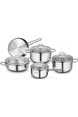 MNZ-A1609 بيرلا 9 قطعة طباخات مجموعة 2015ST000868 - KORKMAZ