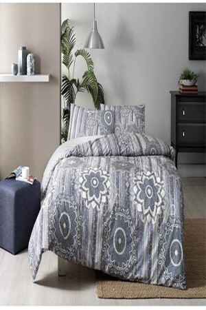 غطاء غطاء من نوع MNZ-Abel Blue Duvet Set حجم واحد بدون لون مرنة 60141719 - Taç