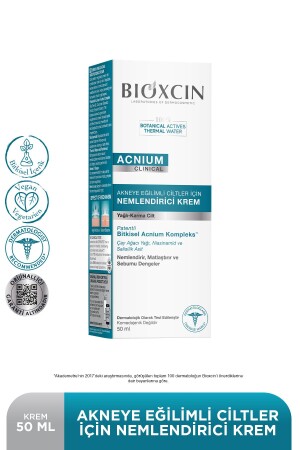 كريم رطوبات التوازن من MNZ-Acnium Sebum 50 ml - حب الشباب، الكوميدون، البث 8680512629177 - Bioxcin