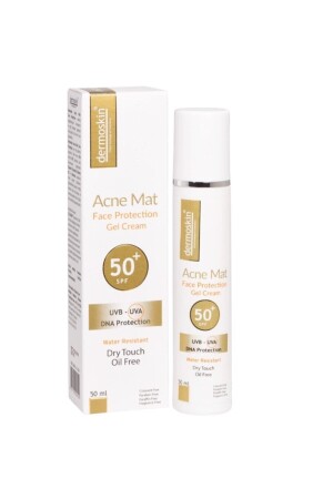 MNZ-AcnMat SPF 50+ كريم واقي شمسي 50ML - Dermoskin