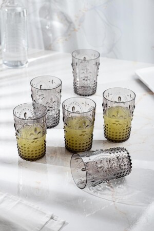 MNZ-Acrylic مدخن 6 قطع قليل النظارة والماء مشروب شرب القهوة 400 مل (ليس النظارة) 1653164 - EWs