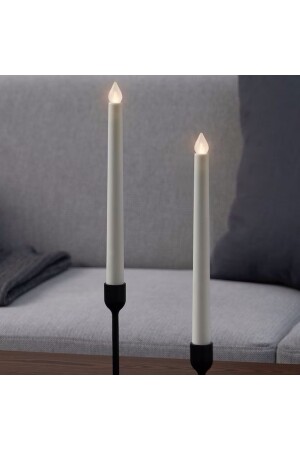 MNZ-Adellövtrad 28 سم 2 قطع LED شمعة مشعلية تلقائية 1170520262 - IKEA