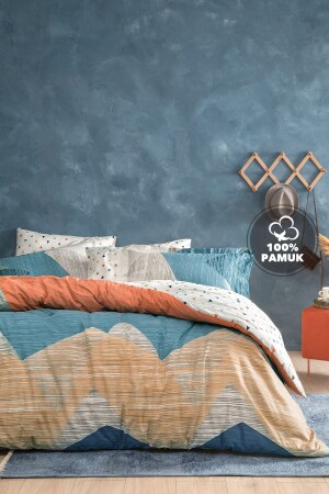 مجموعة غطاء قوائم المعدل من طراز MNZ-Aden - Navy Blue - Yataş