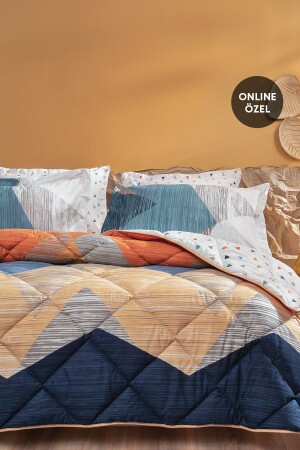 مجموعة نوم واحدة من MNZ-Aden - Navy Blue - Yataş