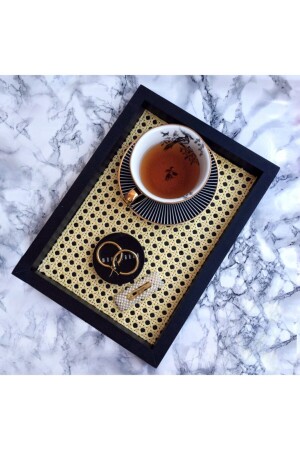 MNZ-Agnes راتان حازران سلة سوداء R01 - Rattan Special