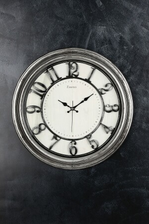 MNZ-Akar ثواني آلية صمتة ساعة جدارية ديكورative wall clock 46 cm - Emores