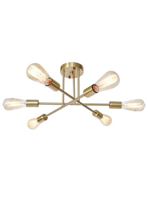 MNZ-Akra 6-piece Vintage Plafonier Chandelier 01183 - Taşcan Aydınlatma