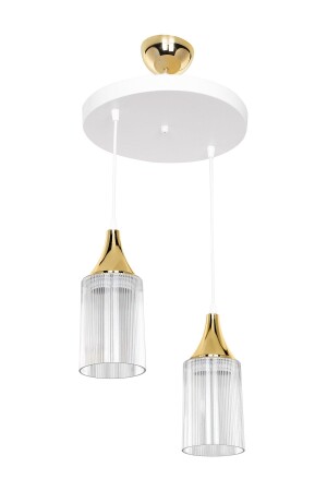 MNZ-Aksel 2 قطع ذهب أبيض كوكالي غرفة المعيشة المطبخ غرفة النوم الشنادل mng. 12460 - manogrup