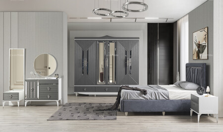 غرفة نوم MNZ-Aksu MDF - Cadde Yıldız