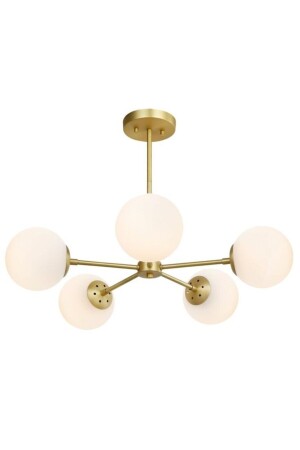 MNZ-Alanzo 5-piece قديمة الشمعة (الزجاج الأبيض) ALNZ-ESK-05 - BSA LIGHTING