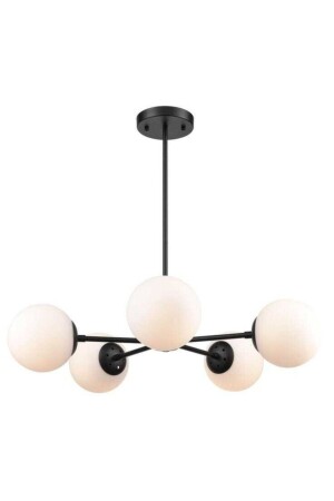 MNZ-Alanzo 5-piece Black Candlelier ALZ-05 - BSA LIGHTING