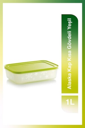 MNZ-Alaska Cap قصر الجسم 1l خضراء 11134625 - Tupperware