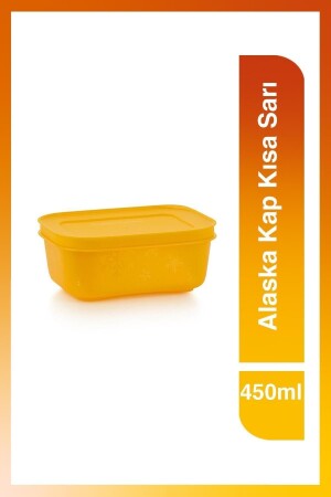 MNZ-Alaska Cap قصير 450ml صفراء 11156711 - Tupperware