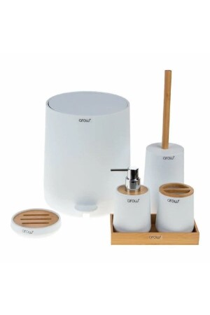 MNZ-Alessia 6 قطعة حمام أكريليك مجموعة TR-3726 - AROW