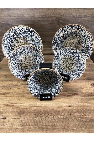 MNZ-Alhambra سلسلة 25 قطعة عشاء مجموعة A0820 - Bonna Porselen