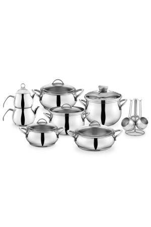 MNZ-Alia 18 قطعة فضية الفولاذ المعدة المعدة 1S004-29001-GUM01 - Schafer