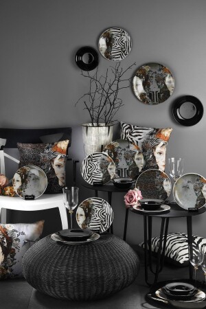 مجموعة الطعام من طراز MNZ-Alice 8697828710581 - Kütahya Porselen