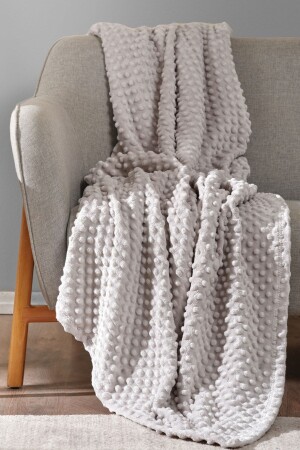 MNZ-Alice Gray Bud Wellsoft TV Blanket 130 × 170 سم - Karaca Home