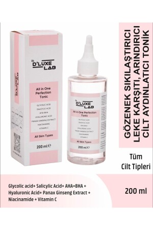 MNZ-All In One Perfection تنظيف وتجدد وتثبيت البسامة وتوازن المضمون 0705006 - DLuxe Lab