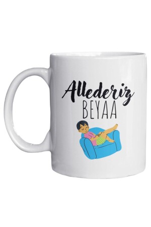 MNZ-Allederiz Beya مكتوبة تركيّة ممتعة Eylül تصميم خاصة مصوّرة كوب قهوة - Noname