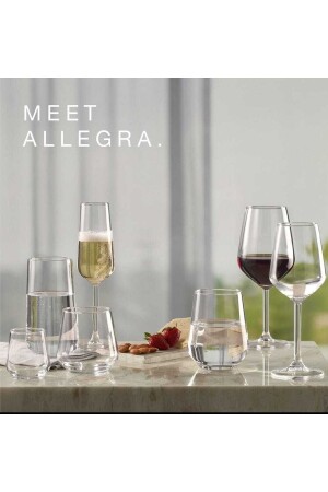 مجموعة من الأطباق والمياه من طراز MNZ-Allegra 48 قطعة - Paşabahçe