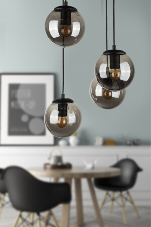 MNZ-Allegro 4. الشنابل الزجاج الأسود المدخن BEG1222BEG04 - Begüsa