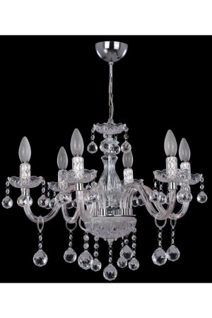 MNZ-Almira 6 قطعة شاشة زجاجية شفافة - İstanbul Avize