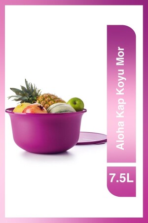 (MNZ-Aloha Cap 7.5l) ، (TYC00580167571) ، (مرتفيلة مظلمة) - Tupperware