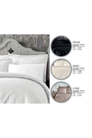 MNZ-Altınbaşak دائما بيج مزدوج ساترين غطاء غطاء مجموعة 1-2116 - Altınbaşak