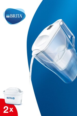 جنجرة تنظيف المياه الباردة MNZ-Aluna مع 2 مرشحات - MM210 الأبيض - Brita