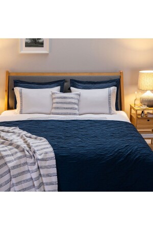 MNZ-Alvia إضافي مزدوج غطاء غطاء مجموعة 230x220 سم أبيض CK212TEK119 - Chakra