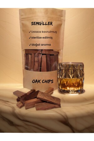MNZ-American Oak Chip Chip Stick طبيعي رائحة منتصف محمصة 120 جرام - Semgiller