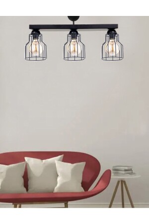 MNZ-Amethyst Dizilone 3 غرفة المعيشة ، المطبخ معلق الشنادل S04410AD - Etsylight