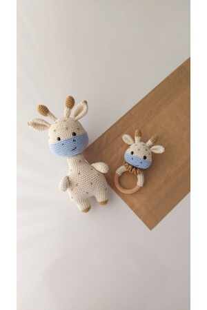 مجموعة من طرازات MNZ-Amigurumi Zurafa مع صواريخ مقبضة - ÖrgüAna