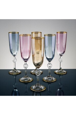 كوب قهوة من نوع MNZ-Amore 3 ألوان لـ 6 أشخاص P492S964 - Paşabahçe